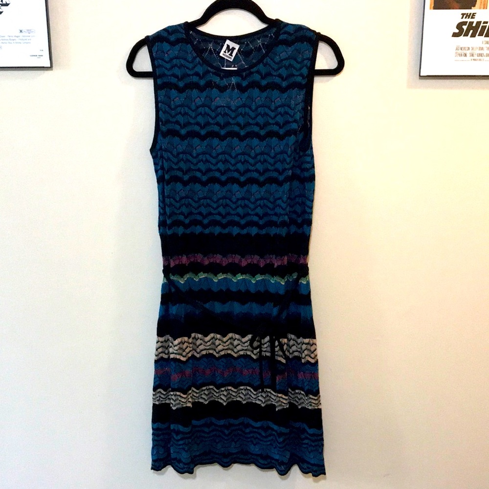 NWT M Missoni Blue Midi Dress